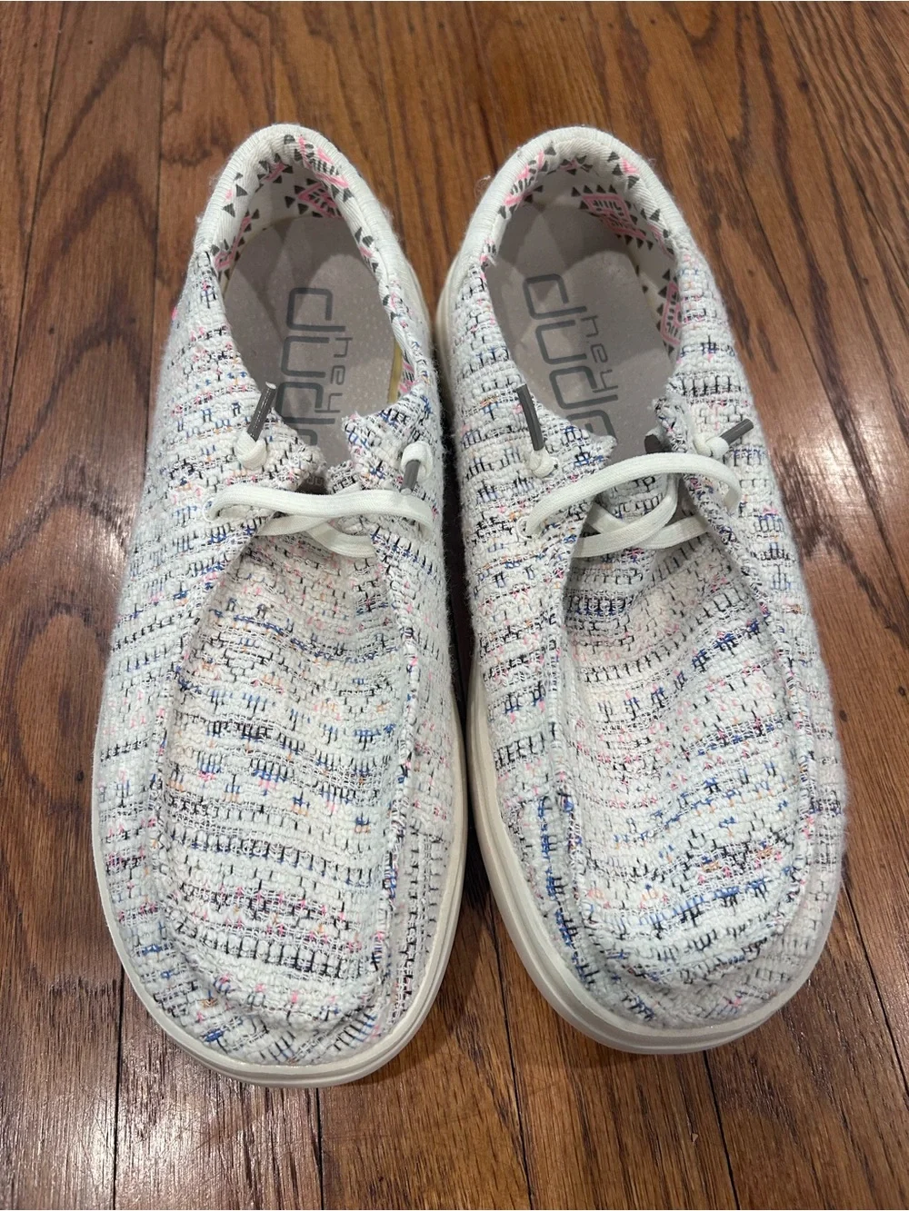 Hey Dude Wendy Sox Canvas Slip-On Shoe - 9